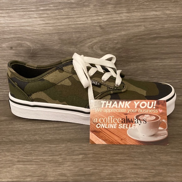 Vans Atwood Canvas Camo Shoes Size 6.5 Women's New Without Box NWOB - Picture 3 of 6